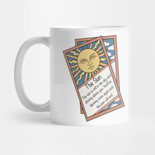 The sun tarot cards Mug